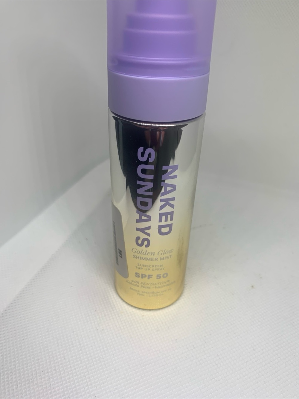 Naked Sundays Golden Glow Shimmer Mist SPF 50 - 75ml New